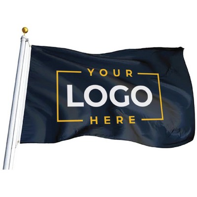 Double Sided 3 Layer Full Color Imprint Flag - 2' x 3'