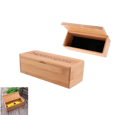 Natural Bamboo Magnetic Sunglasses Case