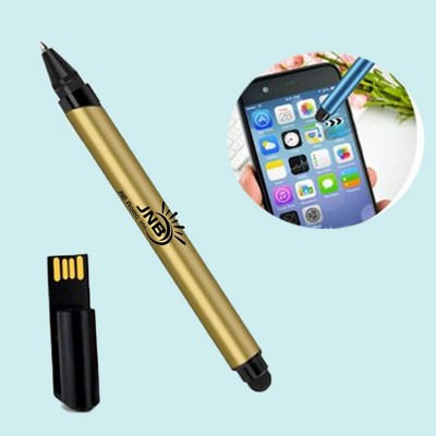 3-in-1 Flash Drive Stylus Pen