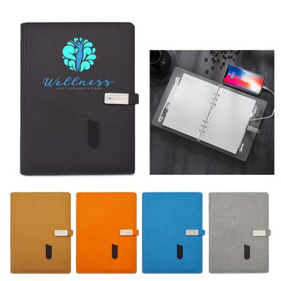 Multi-functional 8000mAh Wireless Charging Notebook