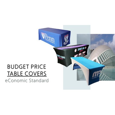 Economic Budget Table Cover Fitted 8ft Zipper Back