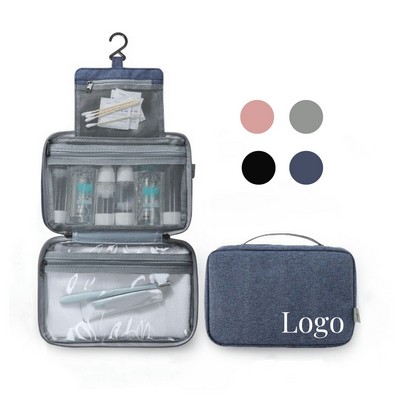 Tri-Fold Hanging Toiletry Bag