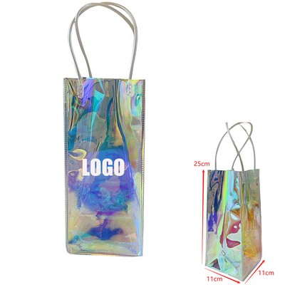 Laser clear wine bags