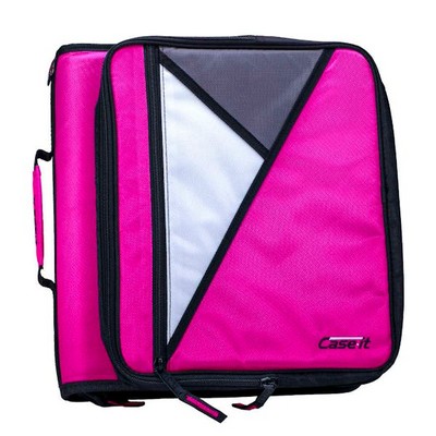 Case-It Universal Zipper Binders - Magenta, 2 (Case of 6)