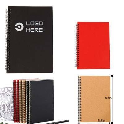 Business Kraft Paper Spiral Notebook