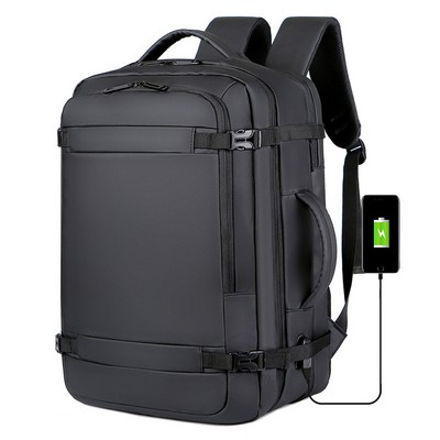 Large Travel Backpack With USB Port