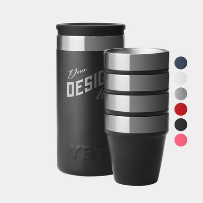 1.7 oz YETI® Rambler Stainless Steel Insulated Shot Glass with Carrying Case