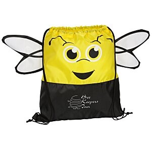 3D Bee Drawstring Sportpack