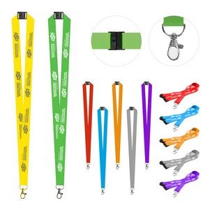 3/4" Full Color Sublimated Lanyard With Lobster Claw