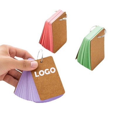 Colorful Loose Leaf Ring Binder Notepad