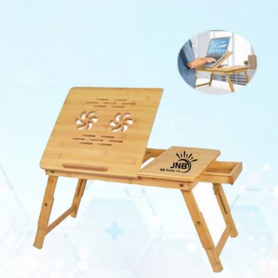 Bamboo Adjustable Laptop Stand Tray