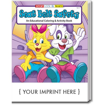 Seat Belt Safety Coloring Book Fun Pack