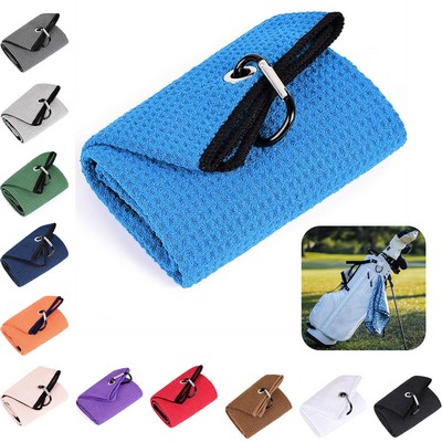 Tri fold Golf Towel