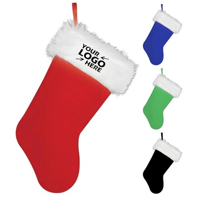 Plush Christmas Stocking