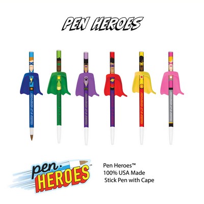 PEN HEROES™ with Cape (Bulk Packed - Unassembled)