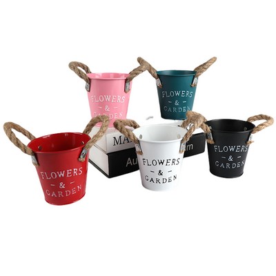 Iron Flower Pots with Handle