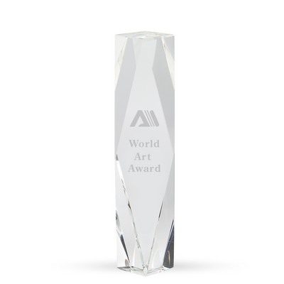 Executive Crystal Tower Award 7.87" H