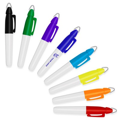 Portable Fine Tip Golf Permanent Marker With Keychain