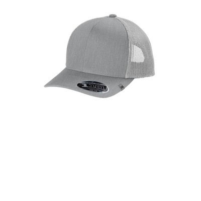 TravisMathew TM1MU423 Cruz Structured Mesh Back Trucker Hat with Patch of Choice