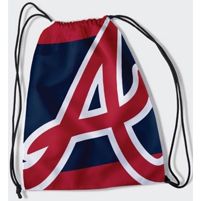 14" x 18" Sublimated Polyester Drawstring Backpack