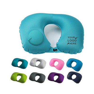 U-Shaped Inflatable Neck Pillow