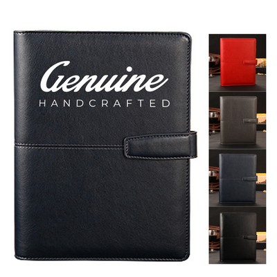 Pu Leather Loose-Leaf Notebook