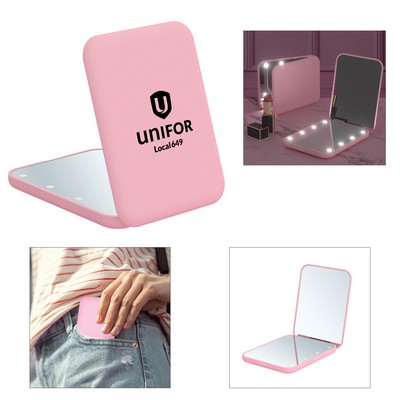 LED Mini Travel Makeup Mirror