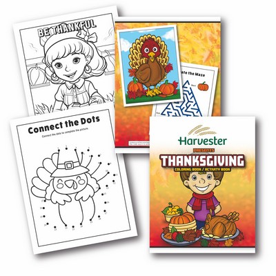 Thanksgiving Coloring & Activity Book