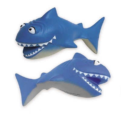 Large Cartoon Shark Shape Stress Reliever