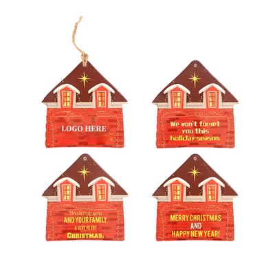 House Shape Ceramic Ornaments