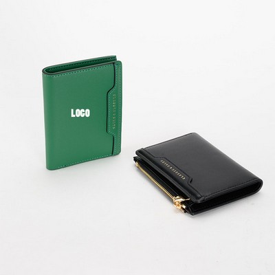 Slim Small Leather Women Wallets