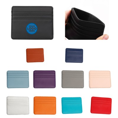 MOQ100 Pu Multi-Slot Card Holder