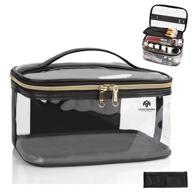 Clear Waterproof Travel Makeup Organizer Bag