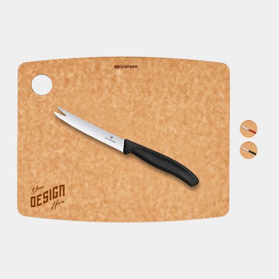 Swiss Army® Epicurean Kitchen Cutting Board with Cheese Knife Combo Set