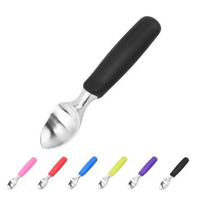 Stainless Steel Ice Cream Scoop with Comfortable Grip