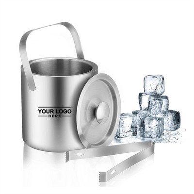 Portable Double Wall Ice Bucket