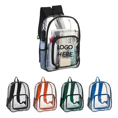 Heavy Duty Clear PVC Backpacks