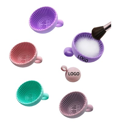 Silicone Makeup Brush Cleaning Bowl