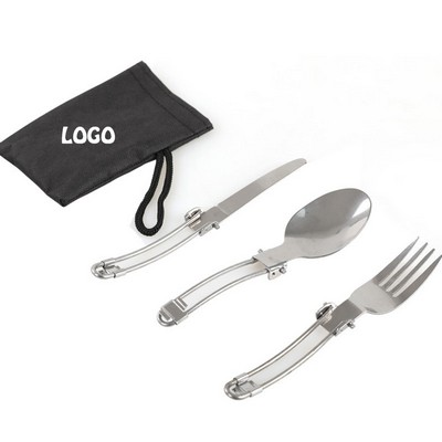 Traveling Knife Fork Spoon Set