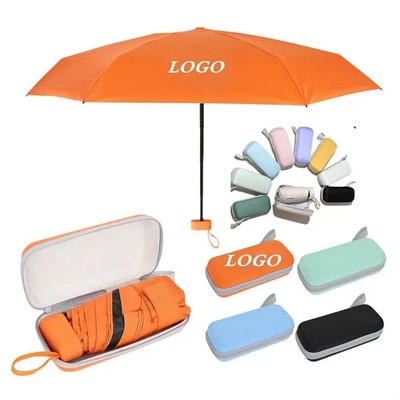 Mini Umbrella With Carrying Case