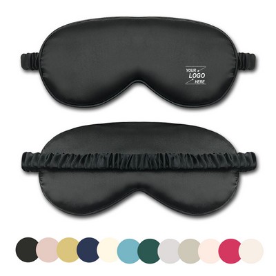 Silky Satin Sleep Mask with Elastic Strap