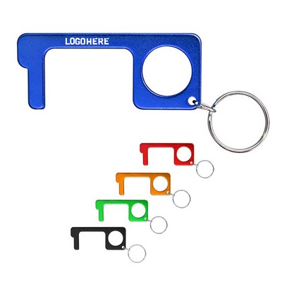 Aluminum No-Touch Key Chain