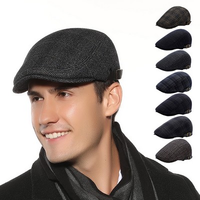 Men's Style Wool Beret Cap