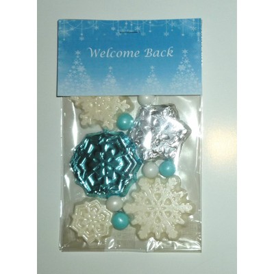 Chocolate Snowflake Favor Bag