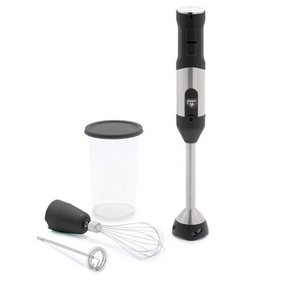 GreenLife Variable Speed Immersion Hand Blender W/ Attachments Black