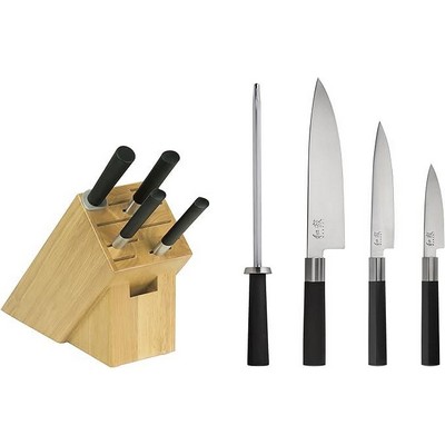 Kai Housewares Kai Wasabi 5-Piece Knife Block Set