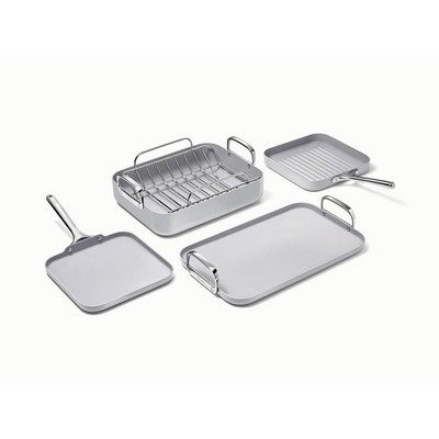 Caraway 5Pc Square Cookware Set Gray