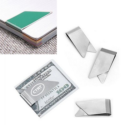 Silver Bookmark or Money Clip