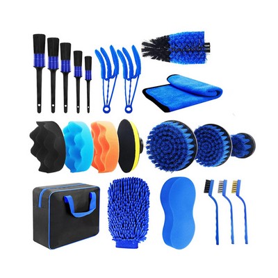 20pcs Car Detailing Drill Brush Kit