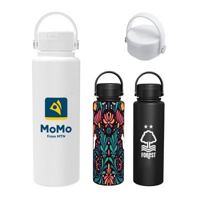 40 oz Wireless Bluetooth Speaker Water Bottle